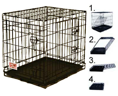 Majestic Pet Products Double Door Crate