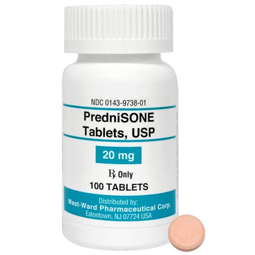 PredniSONE Rx Tablets 20 mg x 100 ct