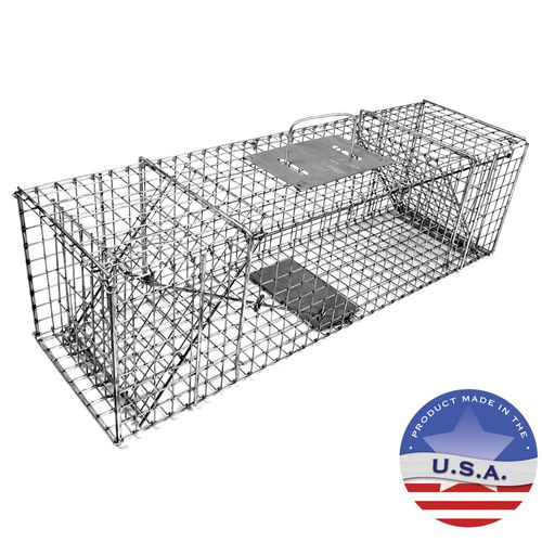 Tomahawk Live Trap 206 Collapsible Trap with Two Doors for Cat and Rabbit Size