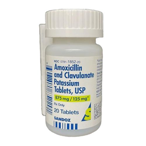 Rx Amoxicillin & Clavulanate Potassium Tablets 875mg/125mg 20 ct