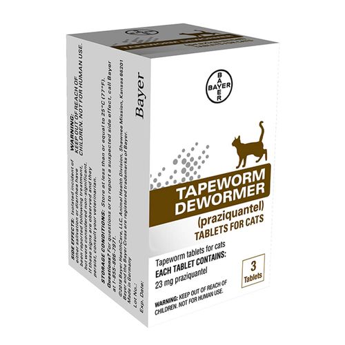 Tapeworm Dewormer Cat 3ct