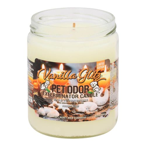 Pet Odor Exterminator Candle Vanilla Glitz 13oz