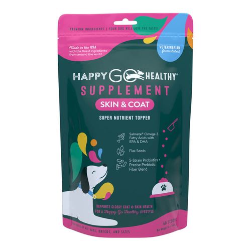 Happy Go Healthy Skin and Coat Standard 60 scoops