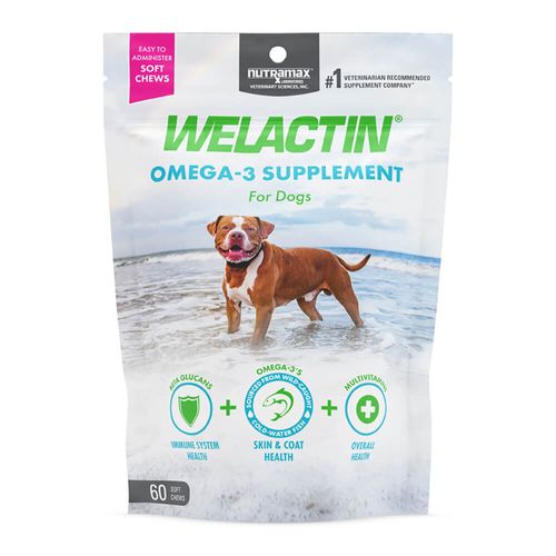 Welactin Daily Omega-3 Supplement For Dogs 60 Soft Chews