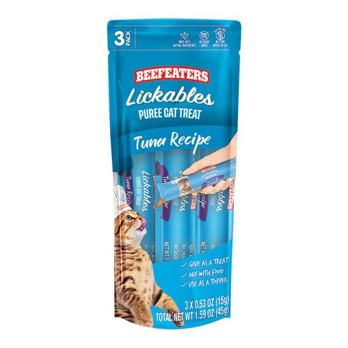 Beefeaters Puree Cat Treat Tuna 3ct Case of 12