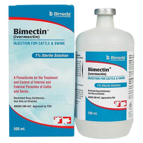 Bimectin Ivermectin Injection for Cattle & Swine 500ml