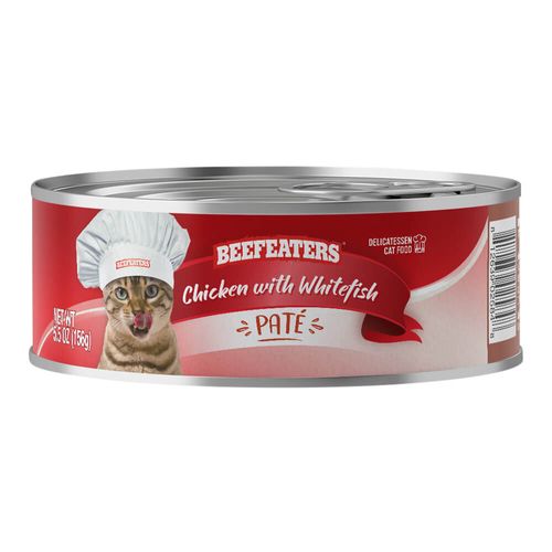 Beefeaters Cat Food Chicken Whitefish Pate 5.5oz 24ct