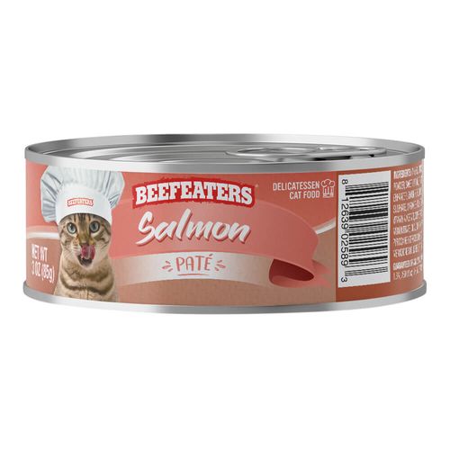 Beefeaters Cat Food Salmon Pate 3oz 24ct