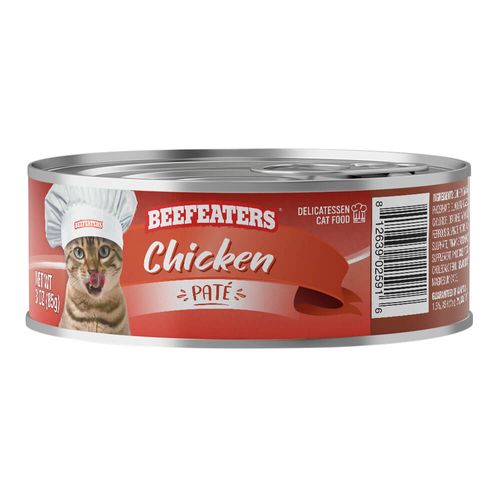 Beefeaters Cat Food Chicken Pate 3oz 24ct