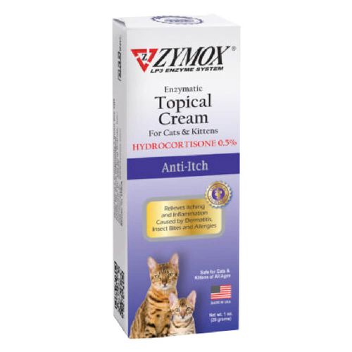 Zymox Cat/Kitten Topical Cream w/.5% HC 1oz tube