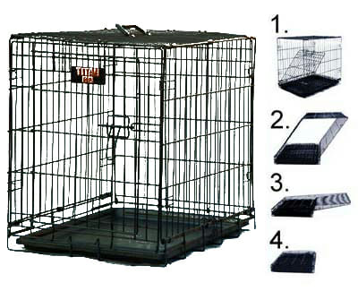 Majestic Pet Products Single Door Crate