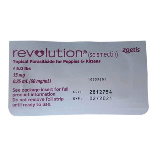 Rx Revolution, Mauve Single Topical Tube 0-5lb Puppy/Kitten