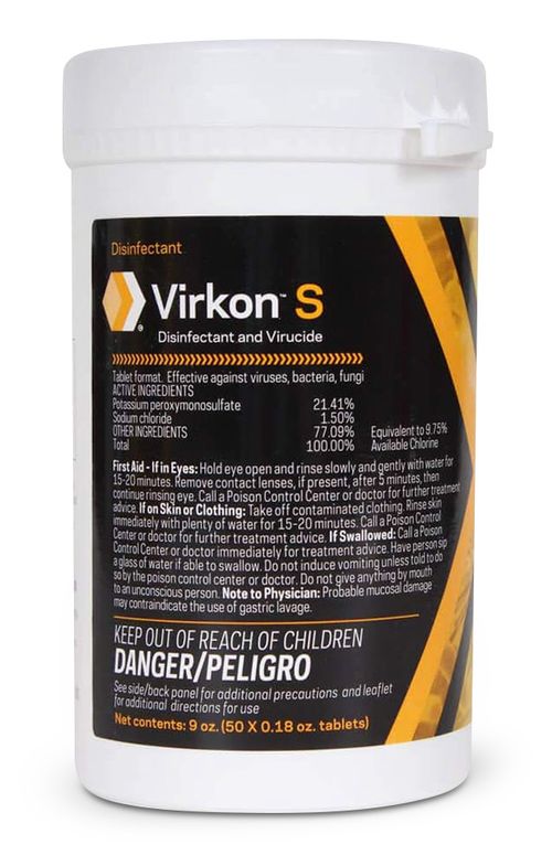 Virkon S Disinfectant and Virucide Tablets