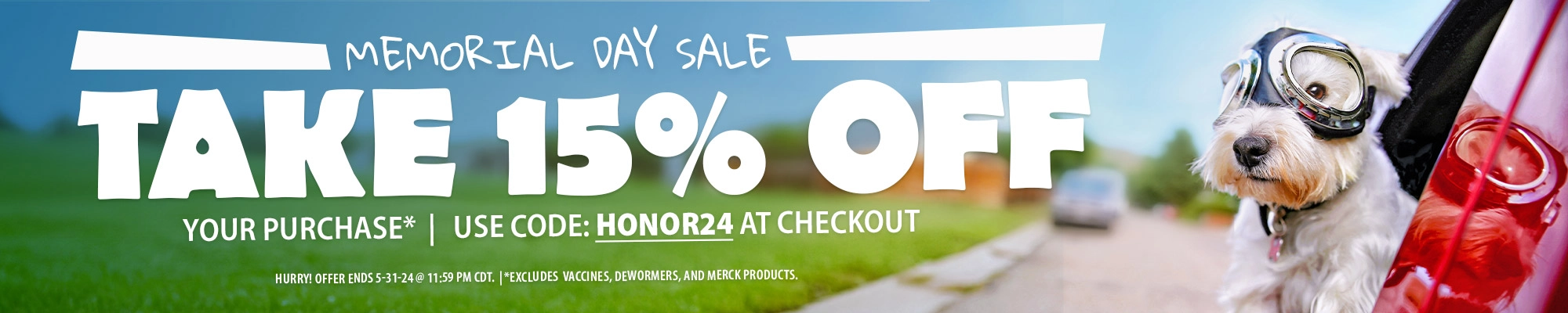 Save 15% with Code: Honor24